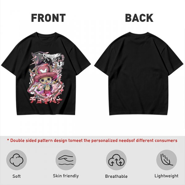 Olive Anime T-Shirt Featuring Tony Tony Chopper from One Piece