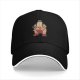Black Baseball Cap With Krang From Teenage Mutant Ninja Turtles Print