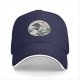 Black Baseball Cap with The Great Wave Off Kanagawa Print