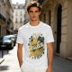 Olive T-Shirt With 'DM Just Making Stuff Up As We Go' Print