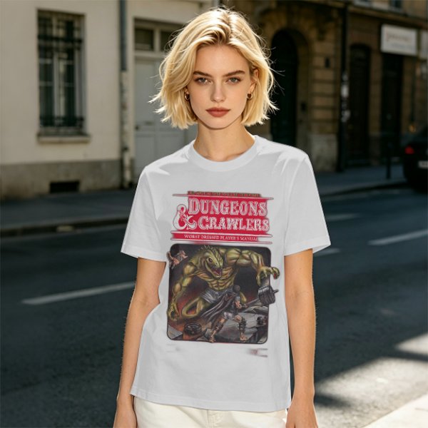 Dungeons & Crawlers Lizard Monster Graphic T-Shirt