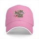 Black baseball cap with Eat Sleep Battle Repeat Kirby graphic