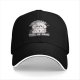 Black Baseball Cap With Cute Angry Dog 'Cute Cuddly Full Of Rage' Print