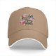 Black baseball cap with Eat Sleep Battle Repeat Kirby graphic