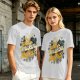 Olive T-Shirt With 'DM Just Making Stuff Up As We Go' Print