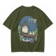 Totoro Forest Scene Graphic Tee for Anime Fans