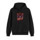 Black hoodie with 'From The Other Side' monster graphic print