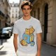 Olive T-Shirt With Cute Cat Toast Toaster Breakfast Art