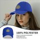 Black baseball cap with vegetable soup themed graphic print