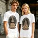Olive T-Shirt With The Secret Order Of The Pizza All-Seeing Eye Print