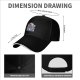 Black Baseball Cap With Studio Ghibli Character Group Print