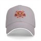 Black Baseball Cap With Autumn Dragon D20 Print For Tabletop RPG Fans