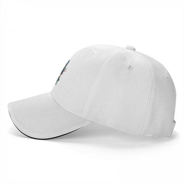 Black Baseball Cap With Appa The Sky Bison Graphic Print