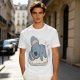 Olive T-Shirt with Sleeping Koala Nap Graphic