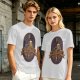 Olive green t-shirt with Skeletor Evil Ale beer graphic