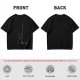 Olive Green Oversized T-Shirt With Abstract Line Art Print