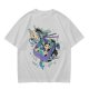 Olive t-shirt with whimsical bento box animal graphic print