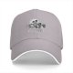 Black baseball cap with skull graphic and 'i'm good' text
