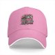 Black baseball cap with cowboy raccoon graphic and 'where the vibes ain't howdy' text