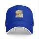 Black baseball cap with sleeping dreamer graphic print