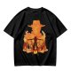 One Piece Ace Fire Silhouette Graphic T-Shirt