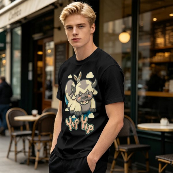 Avatar The Last Airbender Appa Yip Yip Graphic T-Shirt