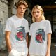 Spirited Away anime graphic olive green short sleeve t-shirt