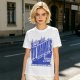 Olive t-shirt with funny yo mama's house greeting print