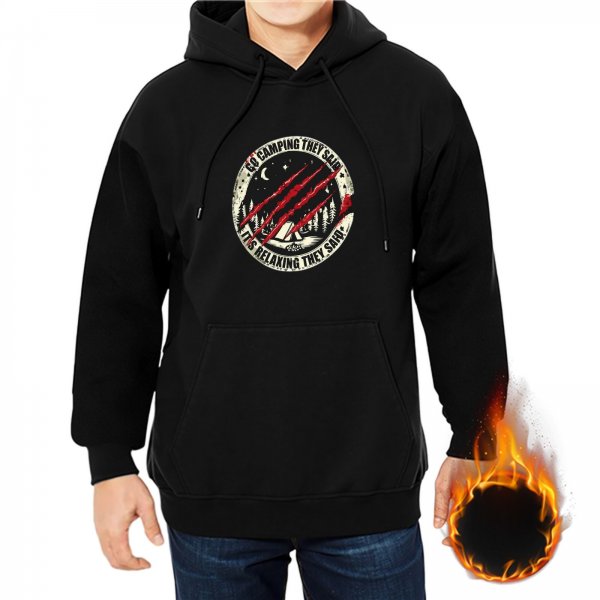 Go Camping They Said It's Relaxing They Said Claw Mark Hoodie
