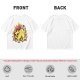 Olive T-Shirt With Super Saiyan Style Electric Cat Graphic