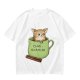 Chihuahua in tea cup chai huahua graphic t-shirt