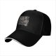 Black baseball cap with 'Everything is Terrible' skeleton graphic