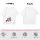 Olive Green T-Shirt With Upside Down Rat Graphic Print