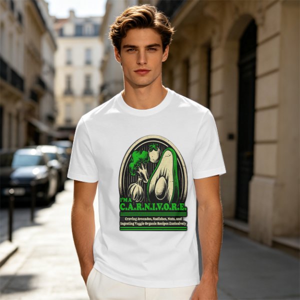 I'm a Carnivore Funny Vegetable Graphic T-Shirt