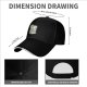 Black Baseball Cap with Anime Pirate Ship Graphic Print