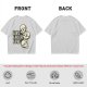 Olive Graphic T-Shirt with Live Laugh Love and Stacked Skulls
