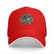 Black Baseball Cap With Anime Swordsman Graphic Print