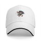 Black baseball cap with Good Morning cartoon print
