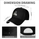 Black Baseball Cap With 'King Club' Cartoon Character Print