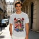 One Piece Monkey D. Luffy Graphic Print Olive T-Shirt