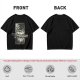 Olive T-shirt with One Piece Zoro Bandana Sword Print