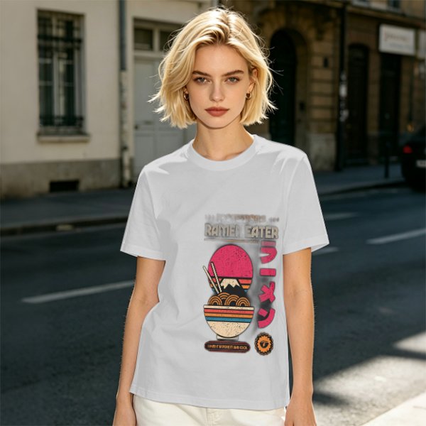 Professional Ramen Eater Retro Graphic T-Shirt Design