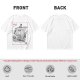 Olive T-shirt with Straw Hat Pirate Ship Art Print