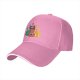 Black Baseball Cap With Colorful Cat Guitar Graphic Design