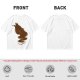 Olive T-Shirt With Coffee Wolf Steam Graphic Print