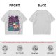 Olive T-Shirt With Anime Swordsman Graphic Print