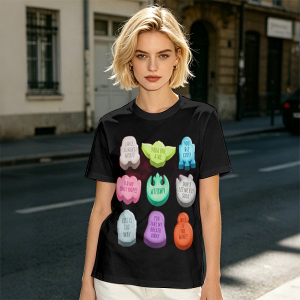 Star Wars Conversation Hearts Graphic Tee