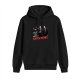 Horror Movie Themed Hoodie With Slasher Characters Graphic