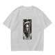 Olive T-shirt with The Death Tarot Card Grim Reaper Graphic