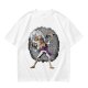 Olive T-shirt with One Piece Gear 5 Luffy Graphic Print